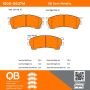 MPA 1000-0637M QB Semi-Metallic Brake Pads