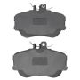 MPA 1000-0645M QB Semi-Metallic Brake Pads