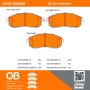MPA 1000-0653M QB Semi-Metallic Brake Pads