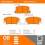 MPA 1000-0657M QB Semi-Metallic Brake Pads