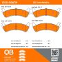 MPA 1000-0667M QB Semi-Metallic Brake Pads