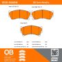 MPA 1000-0668M QB Semi-Metallic Brake Pads