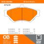 MPA 1000-0678M QB Semi-Metallic Brake Pads