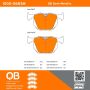 MPA 1000-0683M QB Semi-Metallic Brake Pads