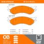 MPA 1000-0702AM QB Semi-Metallic Brake Pads