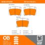 MPA 1000-0733M QB Semi-Metallic Brake Pads