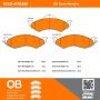 MPA 1000-0746M QB Semi-Metallic Brake Pads