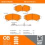 MPA 1000-0753M QB Semi-Metallic Brake Pads