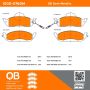 MPA 1000-0760M QB Semi-Metallic Brake Pads
