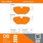 MPA 1000-0763M QB Semi-Metallic Brake Pads