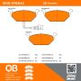 MPA 1000-0768AC QB Ceramic Brake Pads