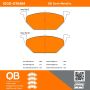 MPA 1000-0768M QB Semi-Metallic Brake Pads