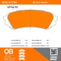 MPA 1000-0773M QB Semi-Metallic Brake Pads
