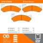 MPA 1000-0785M QB Semi-Metallic Brake Pads