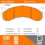 MPA 1000-0786AM QB Semi-Metallic Brake Pads