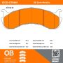 MPA 1000-0786M QB Semi-Metallic Brake Pads