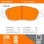 MPA 1000-0803M QB Semi-Metallic Brake Pads