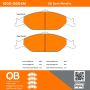 MPA 1000-0804M QB Semi-Metallic Brake Pads