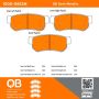 MPA 1000-0813M QB Semi-Metallic Brake Pads