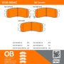 MPA 1000-0814C QB Ceramic Brake Pads