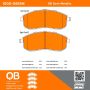 MPA 1000-0815M QB Semi-Metallic Brake Pads