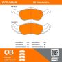 MPA 1000-0816M QB Semi-Metallic Brake Pads