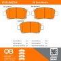 MPA 1000-0822M QB Semi-Metallic Brake Pads