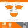 MPA 1000-0823C QB Ceramic Brake Pads