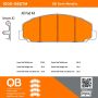 MPA 1000-0827M QB Semi-Metallic Brake Pads