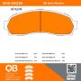 MPA 1000-0833M QB Semi-Metallic Brake Pads