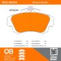MPA 1000-0837M QB Semi-Metallic Brake Pads