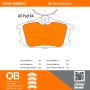 MPA 1000-0838M QB Semi-Metallic Brake Pads