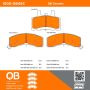 MPA 1000-0845C QB Ceramic Brake Pads