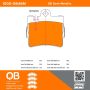 MPA 1000-0848M QB Semi-Metallic Brake Pads
