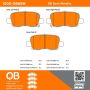MPA 1000-0865M QB Semi-Metallic Brake Pads
