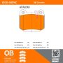 MPA 1000-0874C QB Ceramic Brake Pads