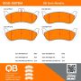 MPA 1000-0875M QB Semi-Metallic Brake Pads