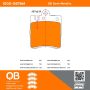 MPA 1000-0876M QB Semi-Metallic Brake Pads