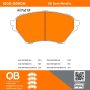 MPA 1000-0890M QB Semi-Metallic Brake Pads