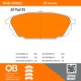 MPA 1000-0892C QB Ceramic Brake Pads