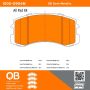 MPA 1000-0904M QB Semi-Metallic Brake Pads