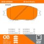 MPA 1000-0906M QB Semi-Metallic Brake Pads
