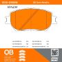 MPA 1000-0908M QB Semi-Metallic Brake Pads