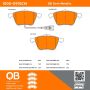 MPA 1000-0915CM QB Semi-Metallic Brake Pads