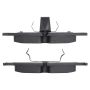 MPA 1000-0918M QB Semi-Metallic Brake Pads