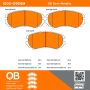 MPA 1000-0924M QB Semi-Metallic Brake Pads