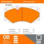 MPA 1000-0927M QB Semi-Metallic Brake Pads