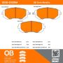 MPA 1000-0929M QB Semi-Metallic Brake Pads