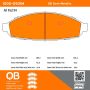 MPA 1000-0931M QB Semi-Metallic Brake Pads