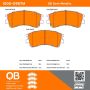 MPA 1000-0957M QB Semi-Metallic Brake Pads
